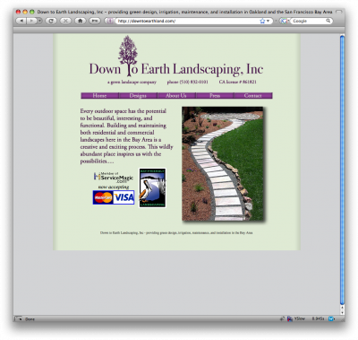 Down to Earth Landscaping, Inc